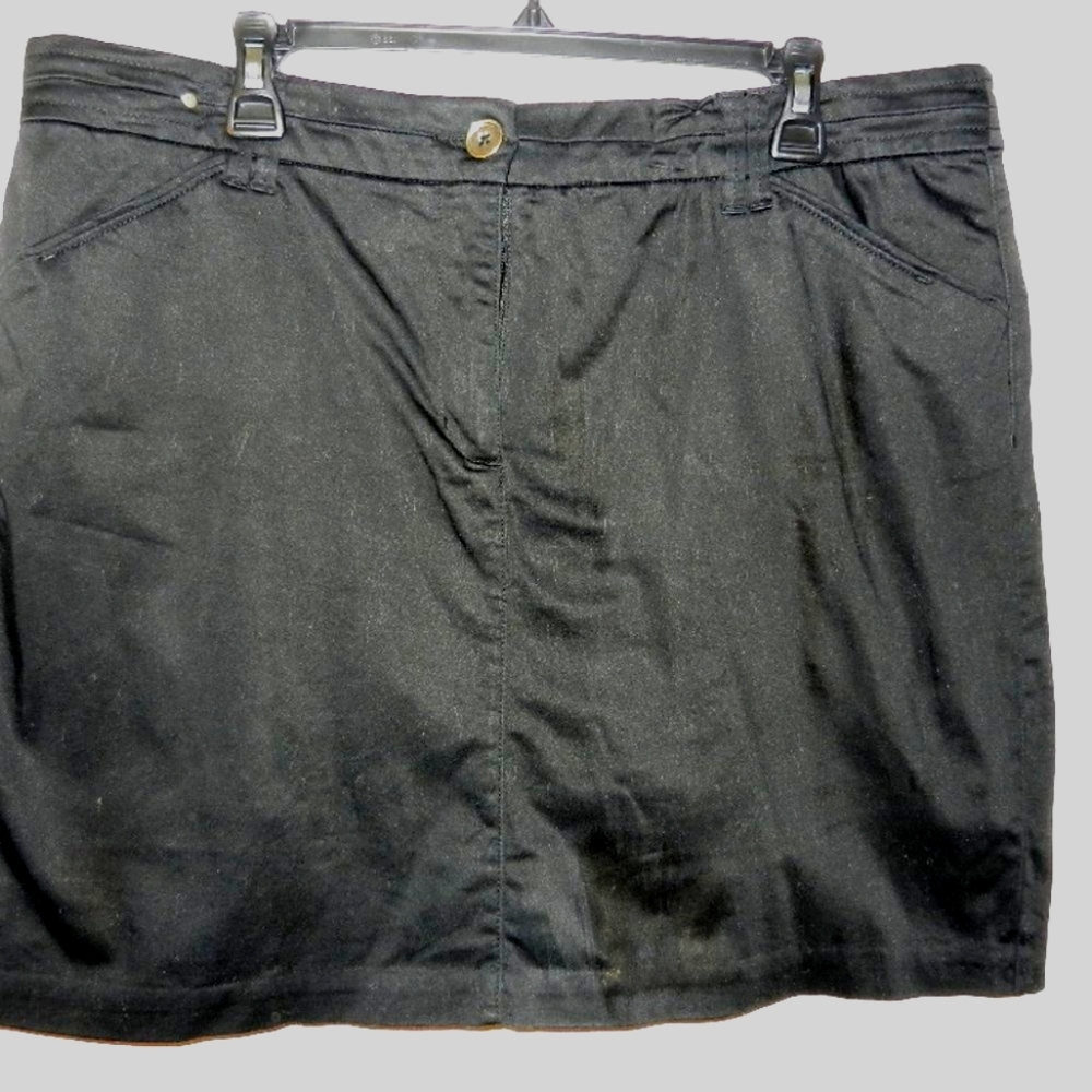CHARTER CLUB BLACK  SKORT XL skirt 😍 with short. Perfect for summer ☀️